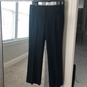 Navy bootcut work pants